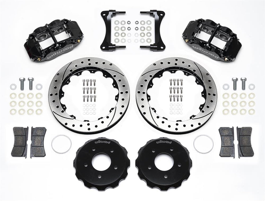 Wilwood Disc Brakes Wilwood Forged Narrow Superlite 4R Big Brake Front Brake Kits 140-13880-D Autofit