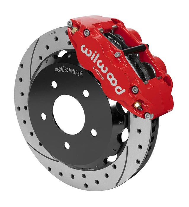 Wilwood Disc Brakes Wilwood Forged Narrow Superlite 4R Big Brake Front Brake Kits 140-13880-DR Autofit
