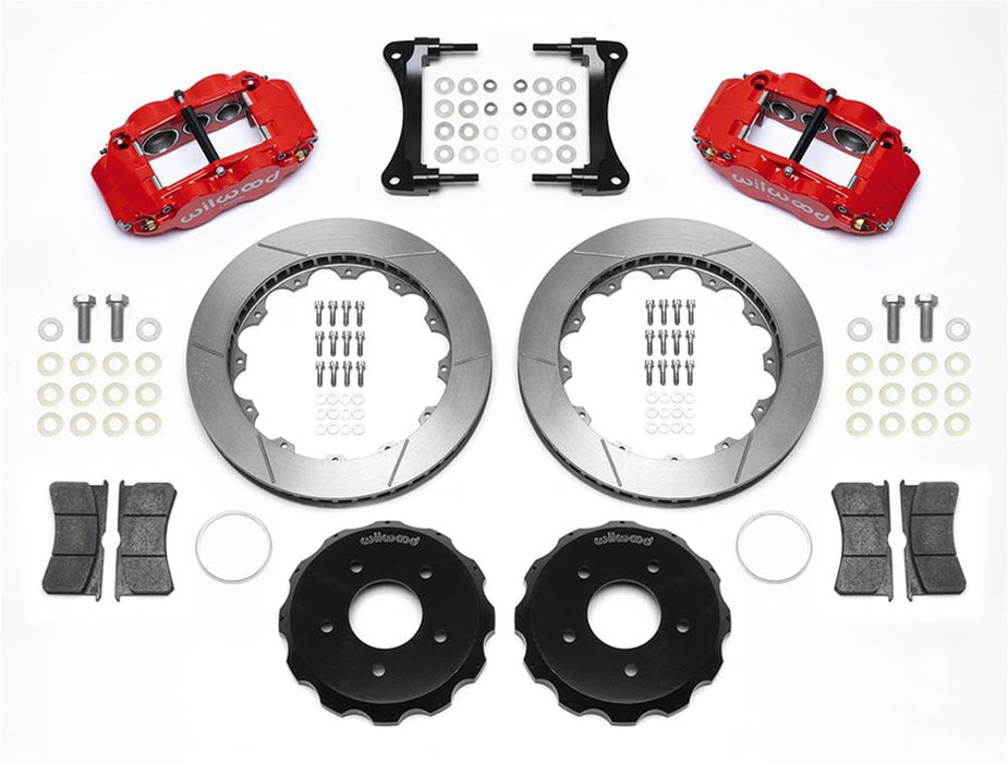 Wilwood Disc Brakes Wilwood Forged Narrow Superlite 4R Big Brake Front Brake Kits 140-13880-R Autofit