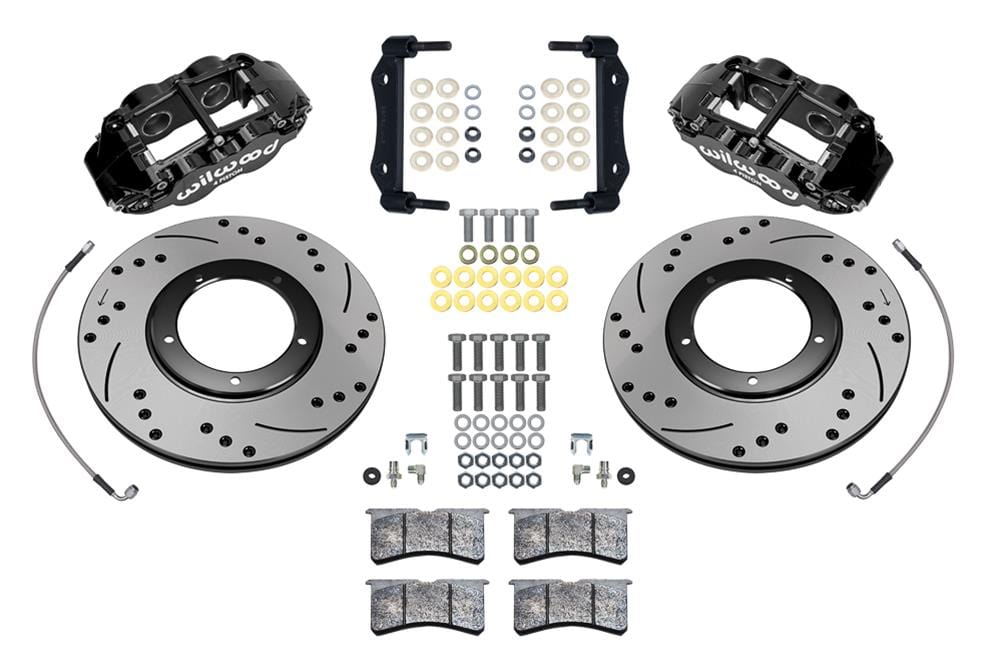 Wilwood Disc Brakes Wilwood Forged Narrow Superlite 4R Big Brake Front Brake Kits 140-16679-D Autofit