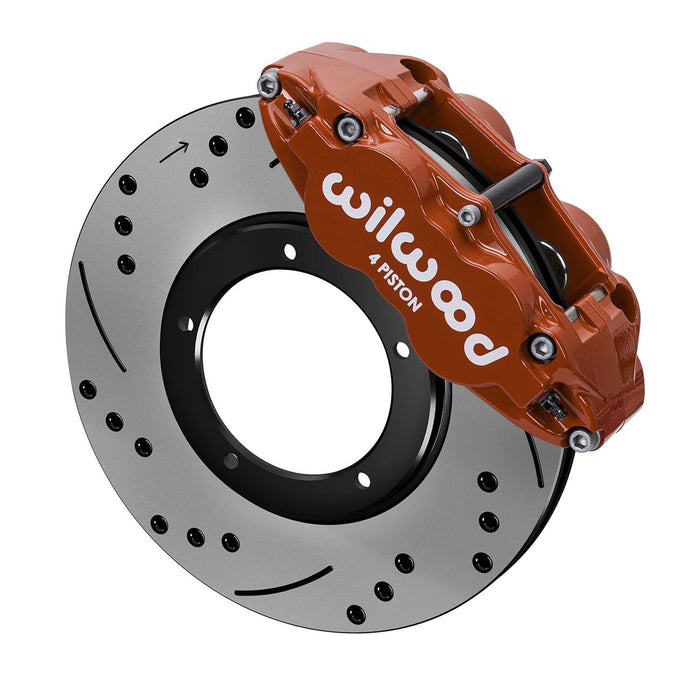 Wilwood Disc Brakes Wilwood Forged Narrow Superlite 4R Big Brake Front Brake Kits 140-16679-DR Autofit
