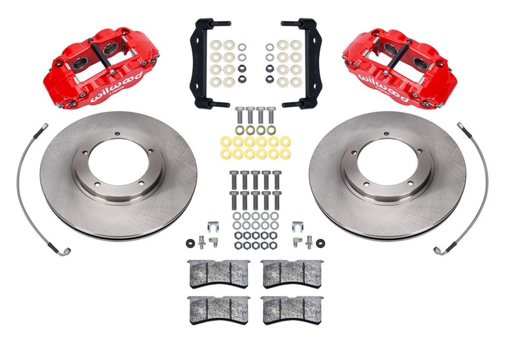Wilwood Disc Brakes Wilwood Forged Narrow Superlite 4R Big Brake Front Brake Kits 140-16679-R Autofit