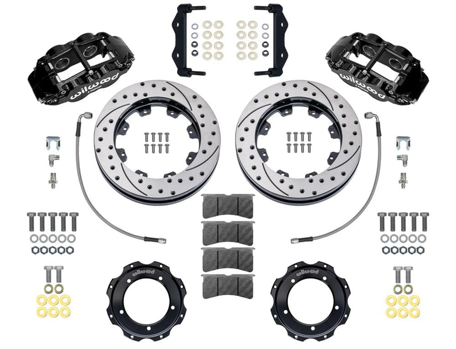 Wilwood Disc Brakes Wilwood Forged Narrow Superlite 4R Big Brake Front Brake Kits 140-16937-D Autofit
