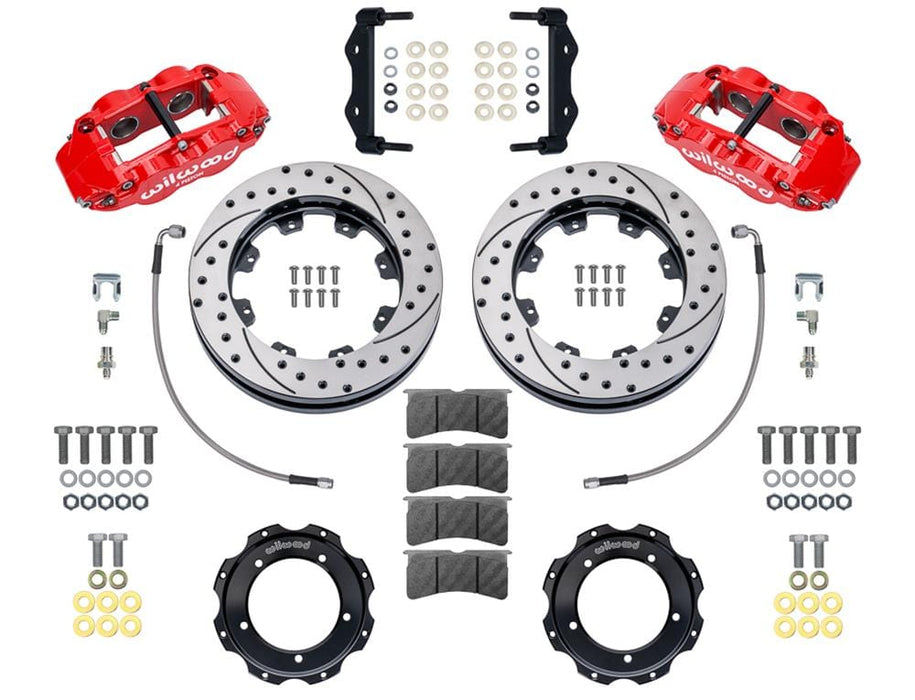 Wilwood Disc Brakes Wilwood Forged Narrow Superlite 4R Big Brake Front Brake Kits 140-16937-DR Autofit