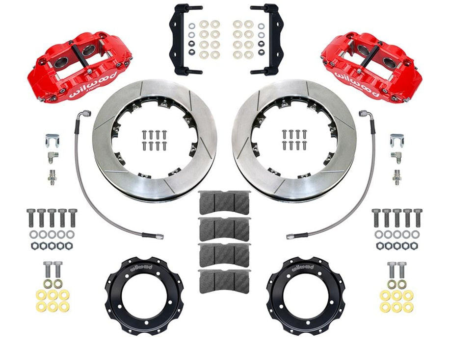 Wilwood Disc Brakes Wilwood Forged Narrow Superlite 4R Big Brake Front Brake Kits 140-16937-R Autofit
