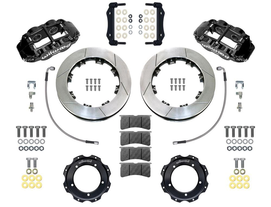 Wilwood Disc Brakes Wilwood Forged Narrow Superlite 4R Big Brake Front Brake Kits 140-16947 Autofit