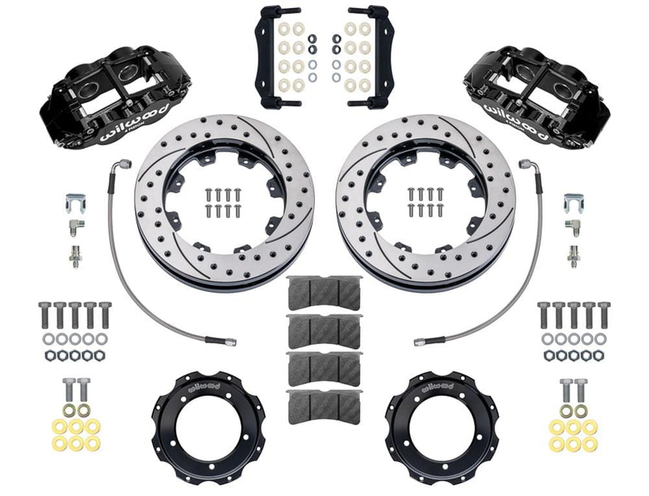 Wilwood Disc Brakes Wilwood Forged Narrow Superlite 4R Big Brake Front Brake Kits 140-16947-D Autofit
