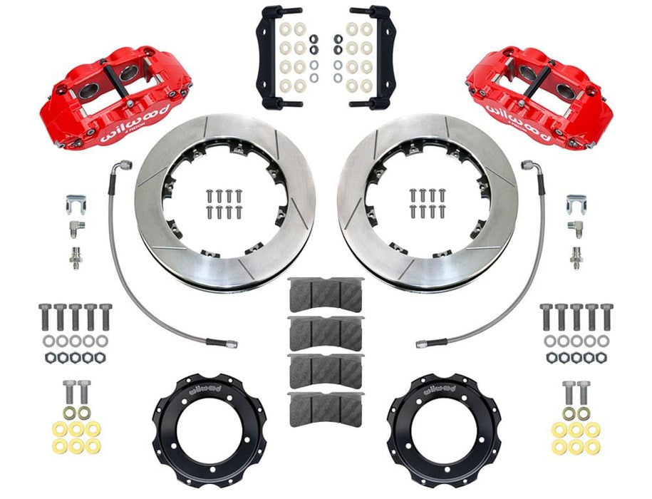 Wilwood Disc Brakes Wilwood Forged Narrow Superlite 4R Big Brake Front Brake Kits 140-16947-R Autofit
