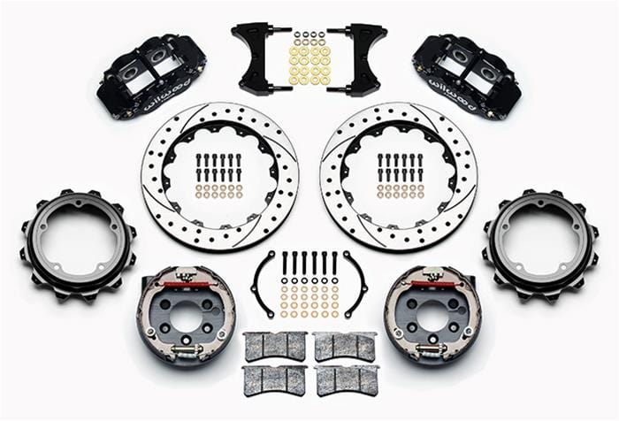 Wilwood Disc Brakes Wilwood Forged Narrow Superlite 4R Big Brake Rear Brake Kits 140-12435-D Autofit