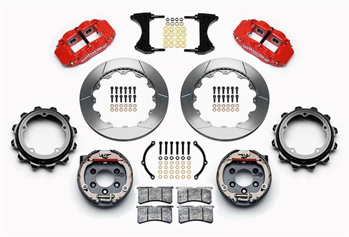Wilwood Disc Brakes Wilwood Forged Narrow Superlite 4R Big Brake Rear Brake Kits 140-12435-R Autofit