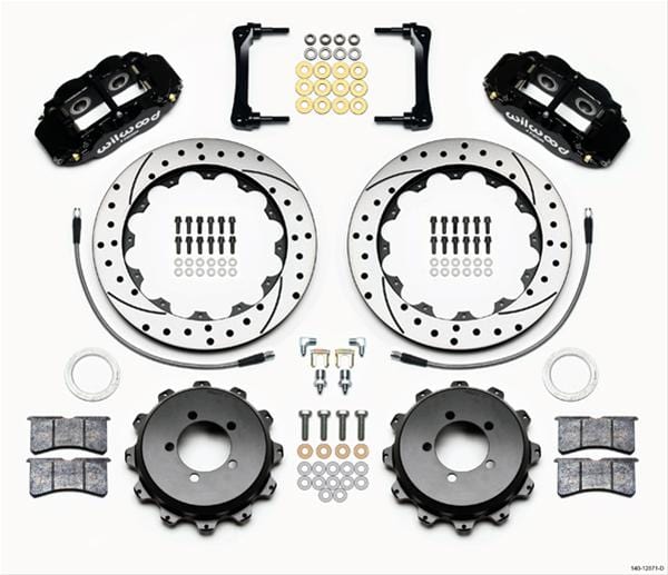 Wilwood Disc Brakes Wilwood Forged Narrow Superlite 4R Big Brake Rear Brake Kits 140-12871-D Autofit