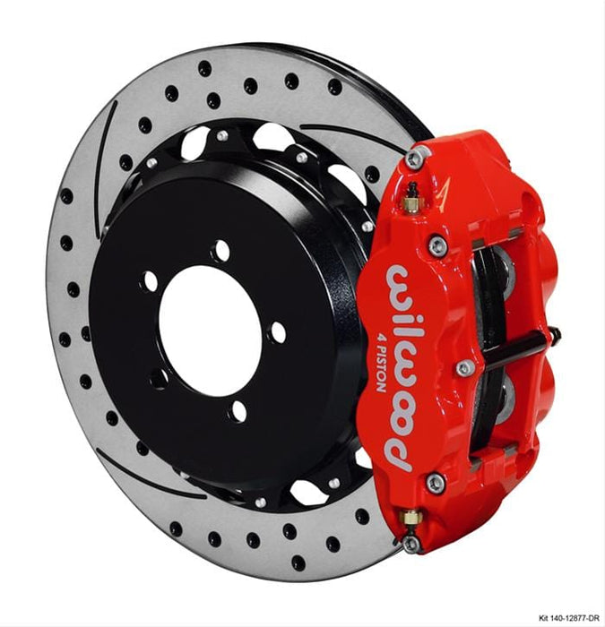 Wilwood Disc Brakes Wilwood Forged Narrow Superlite 4R Big Brake Rear Brake Kits 140-12877-DR Autofit