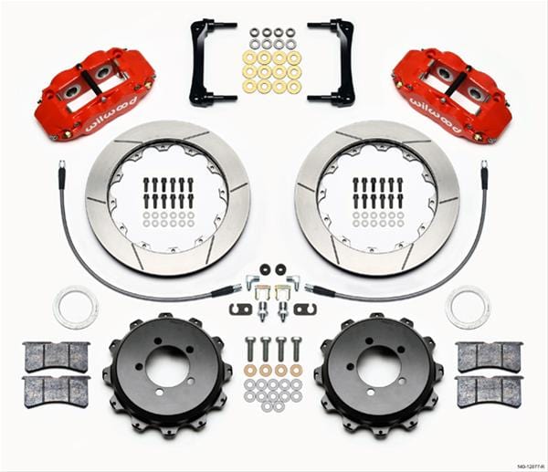 Wilwood Disc Brakes Wilwood Forged Narrow Superlite 4R Big Brake Rear Brake Kits 140-12877-R Autofit