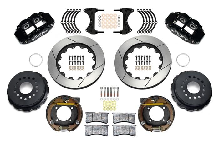 Wilwood Disc Brakes Wilwood Forged Narrow Superlite 4R Big Brake Rear Brake Kits 140-17658 Autofit