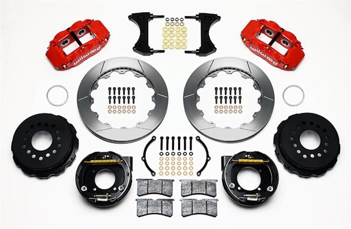 Wilwood Disc Brakes Wilwood Forged Narrow Superlite 4R Big Brake Rear Brake Kits 140-9213-R Autofit
