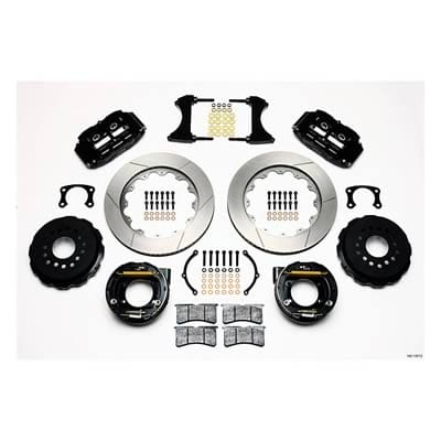Wilwood Disc Brakes Wilwood Forged Narrow Superlite 4R Big Brake Rear Parking Brake Kits 140-10012 Autofit