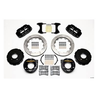 Wilwood Disc Brakes Wilwood Forged Narrow Superlite 4R Big Brake Rear Parking Brake Kits 140-10093 Autofit