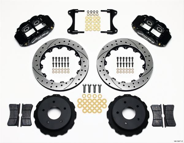 Wilwood Disc Brakes Wilwood Forged Narrow Superlite 4R Big Brake Rear Parking Brake Kits 140-10471-D Autofit