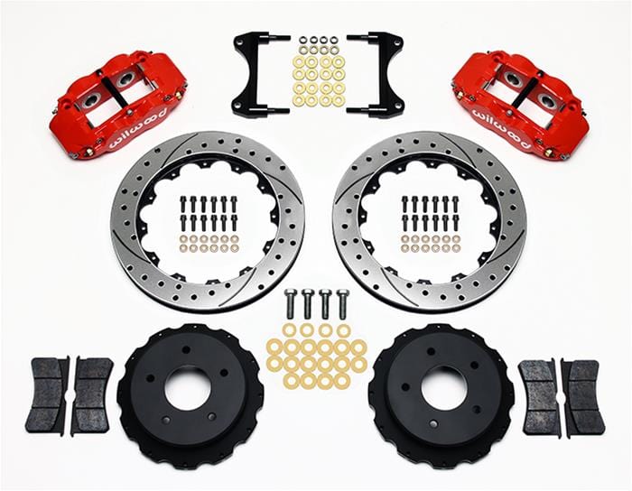 Wilwood Disc Brakes Wilwood Forged Narrow Superlite 4R Big Brake Rear Parking Brake Kits 140-10471-DR Autofit