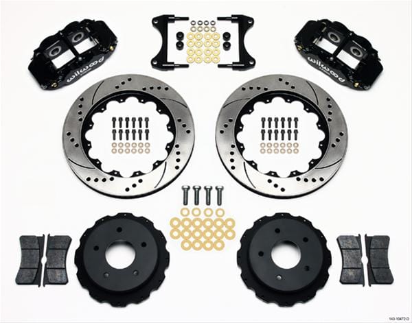 Wilwood Disc Brakes Wilwood Forged Narrow Superlite 4R Big Brake Rear Parking Brake Kits 140-10472-D Autofit