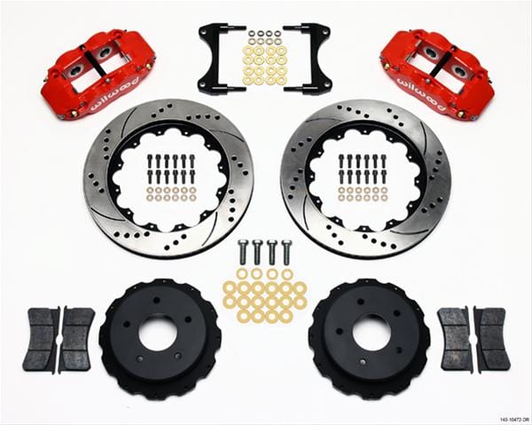 Wilwood Disc Brakes Wilwood Forged Narrow Superlite 4R Big Brake Rear Parking Brake Kits 140-10472-DR Autofit
