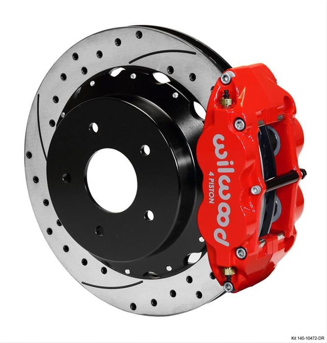 Wilwood Disc Brakes Wilwood Forged Narrow Superlite 4R Big Brake Rear Parking Brake Kits 140-10472-DR Autofit