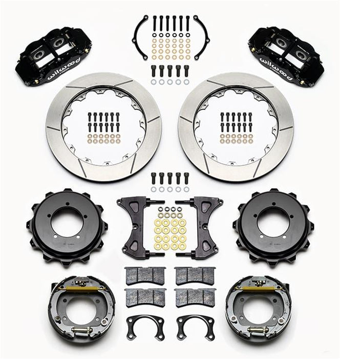 Wilwood Disc Brakes Wilwood Forged Narrow Superlite 4R Big Brake Rear Parking Brake Kits 140-11877 Autofit