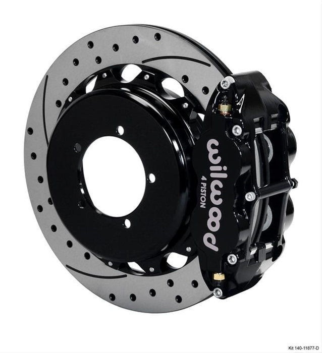 Wilwood Disc Brakes Wilwood Forged Narrow Superlite 4R Big Brake Rear Parking Brake Kits 140-11877-D Autofit