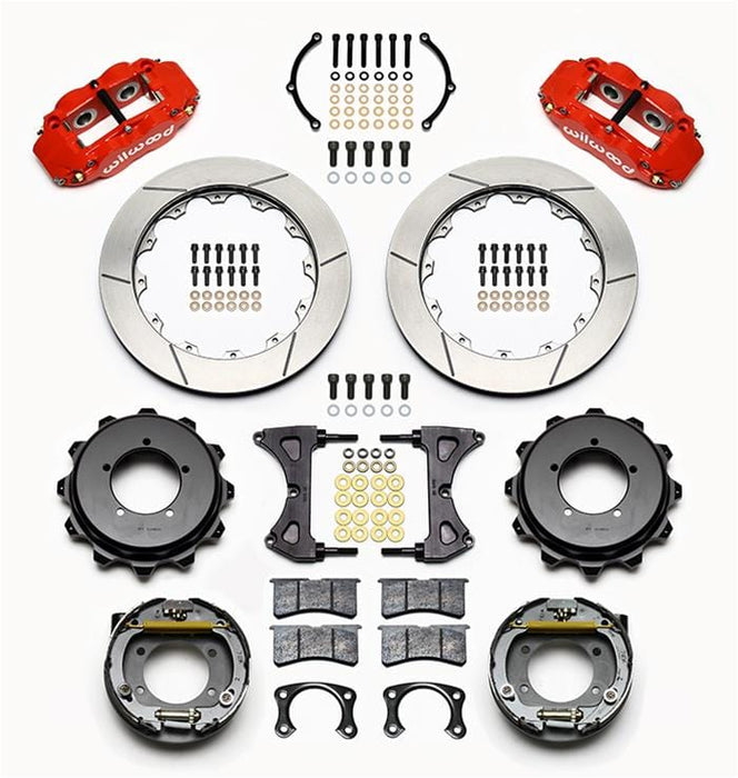 Wilwood Disc Brakes Wilwood Forged Narrow Superlite 4R Big Brake Rear Parking Brake Kits 140-11877-R Autofit