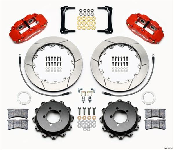 Wilwood Disc Brakes Wilwood Forged Narrow Superlite 4R Big Brake Rear Parking Brake Kits 140-12871-R Autofit