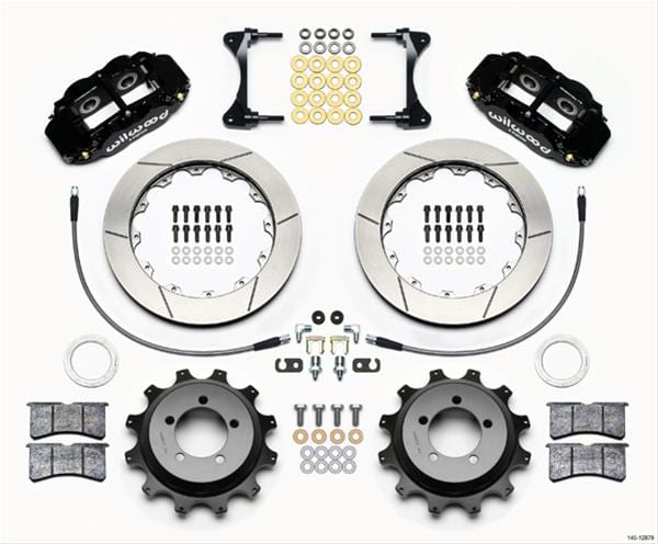 Wilwood Disc Brakes Wilwood Forged Narrow Superlite 4R Big Brake Rear Parking Brake Kits 140-12878 Autofit