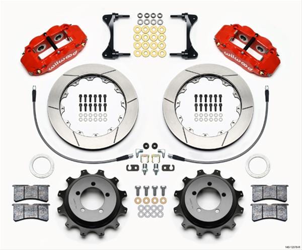 Wilwood Disc Brakes Wilwood Forged Narrow Superlite 4R Big Brake Rear Parking Brake Kits 140-12878-R Autofit