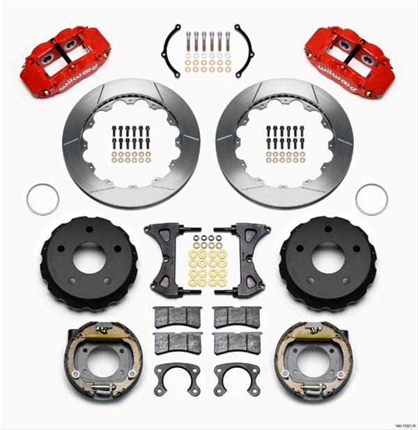 Wilwood Disc Brakes Wilwood Forged Narrow Superlite 4R Big Brake Rear Parking Brake Kits 140-13321-R Autofit