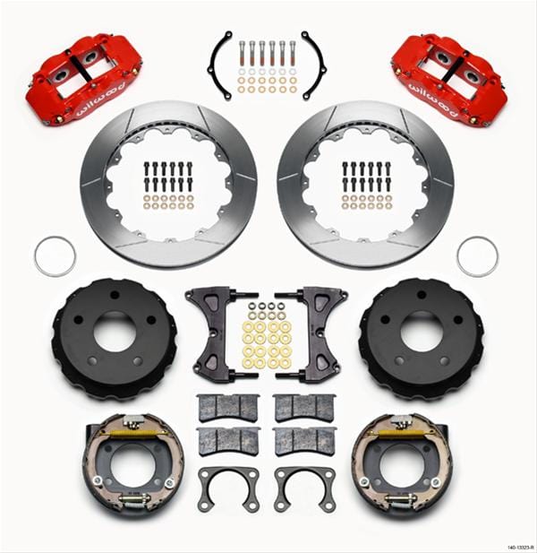 Wilwood Disc Brakes Wilwood Forged Narrow Superlite 4R Big Brake Rear Parking Brake Kits 140-13323-R Autofit