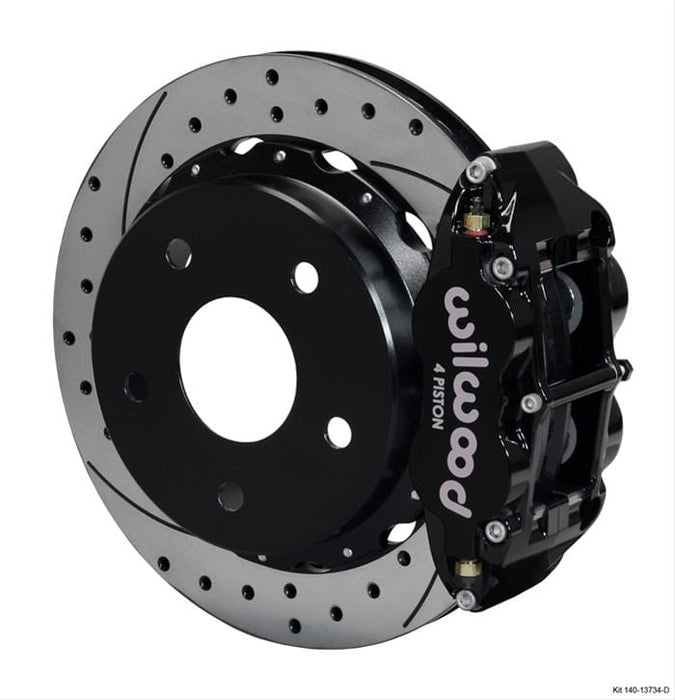 Wilwood Disc Brakes Wilwood Forged Narrow Superlite 4R Big Brake Rear Parking Brake Kits 140-13734-D Autofit