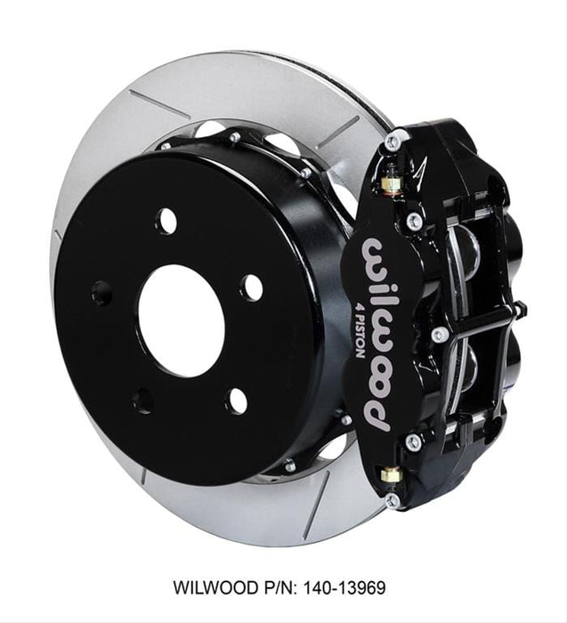 Wilwood Disc Brakes Wilwood Forged Narrow Superlite 4R Big Brake Rear Parking Brake Kits 140-13969 Autofit