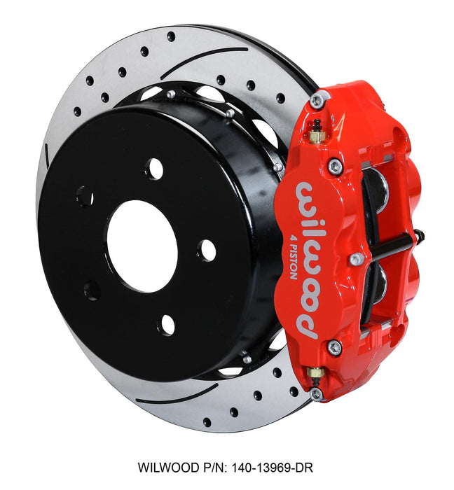 Wilwood Disc Brakes Wilwood Forged Narrow Superlite 4R Big Brake Rear Parking Brake Kits 140-13969-DR Autofit