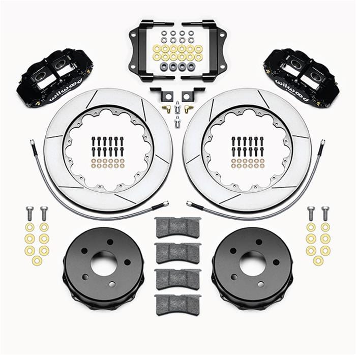 Wilwood Disc Brakes Wilwood Forged Narrow Superlite 4R Big Brake Rear Parking Brake Kits 140-14066 Autofit