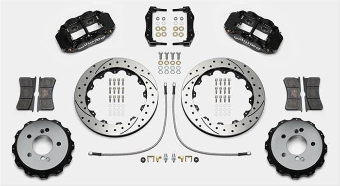 Wilwood Disc Brakes Wilwood Forged Narrow Superlite 4R Big Brake Rear Parking Brake Kits 140-14752-D Autofit
