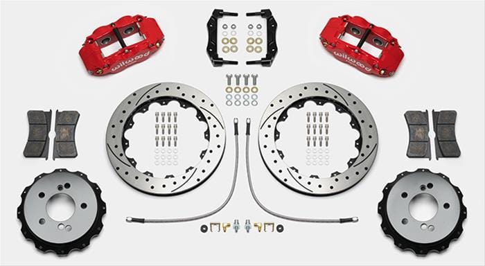 Wilwood Disc Brakes Wilwood Forged Narrow Superlite 4R Big Brake Rear Parking Brake Kits 140-14752-DR Autofit