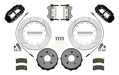 Wilwood Disc Brakes Wilwood Forged Narrow Superlite 4R Big Brake Rear Parking Brake Kits 140-15930 Autofit