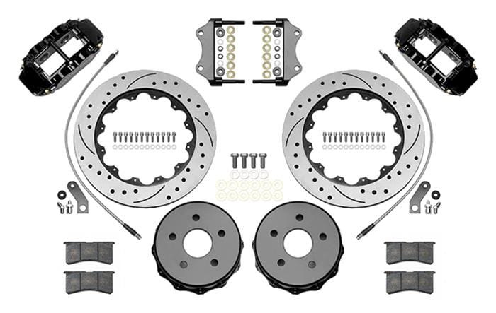 Wilwood Disc Brakes Wilwood Forged Narrow Superlite 4R Big Brake Rear Parking Brake Kits 140-15930-D Autofit