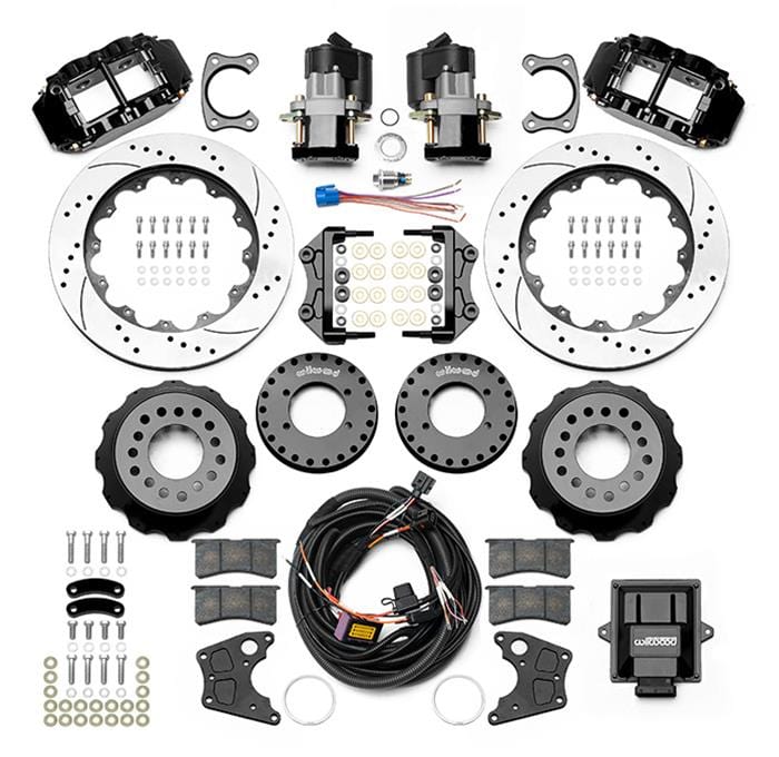 Wilwood Disc Brakes Wilwood Forged Narrow Superlite 4R Big Brake Rear Parking Brake Kits 140-16132-D Autofit