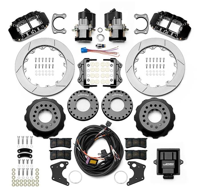 Wilwood Disc Brakes Wilwood Forged Narrow Superlite 4R Big Brake Rear Parking Brake Kits 140-16143 Autofit