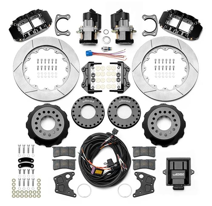 Wilwood Disc Brakes Wilwood Forged Narrow Superlite 4R Big Brake Rear Parking Brake Kits 140-16144 Autofit