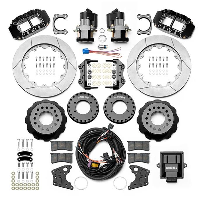 Wilwood Disc Brakes Wilwood Forged Narrow Superlite 4R Big Brake Rear Parking Brake Kits 140-16152 Autofit