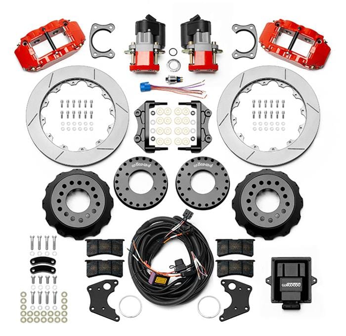 Wilwood Disc Brakes Wilwood Forged Narrow Superlite 4R Big Brake Rear Parking Brake Kits 140-16155-R Autofit