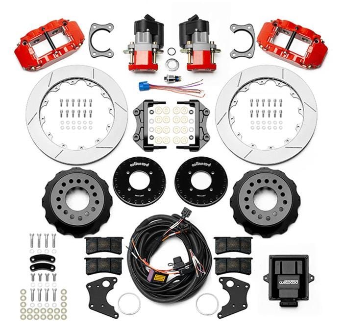 Wilwood Disc Brakes Wilwood Forged Narrow Superlite 4R Big Brake Rear Parking Brake Kits 140-16165-R Autofit