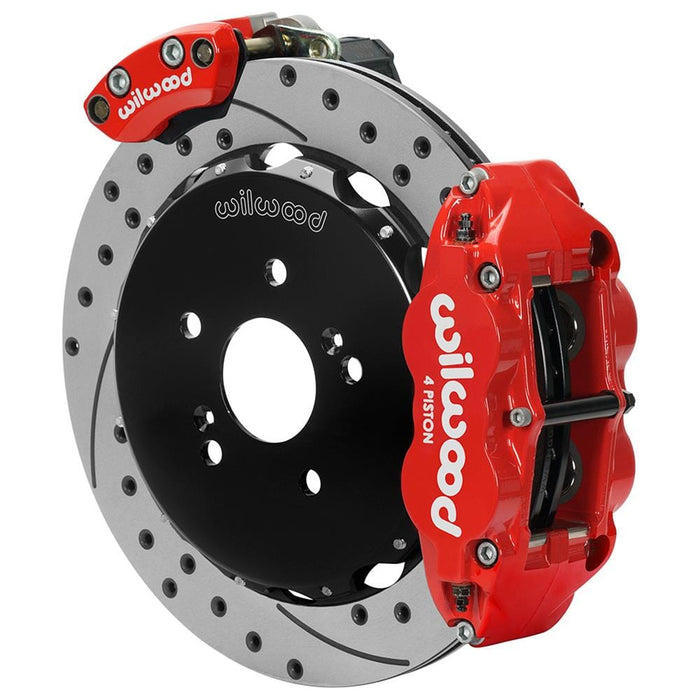 Wilwood Disc Brakes Wilwood Forged Narrow Superlite 4R Big Brake Rear Parking Brake Kits 140-16347-DR Autofit