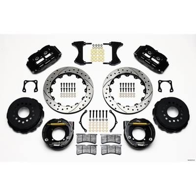 Wilwood Disc Brakes Wilwood Forged Narrow Superlite 4R Big Brake Rear Parking Brake Kits 140-9215-D Autofit